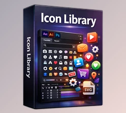  Icon Library: Aescripts Huge Icon Library (v1.2.1)