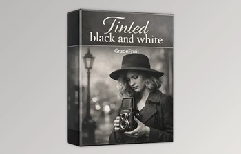Tinted Black and <span class='badge badge-warning'>White</span>: LUTs and Presets By GradeFruit