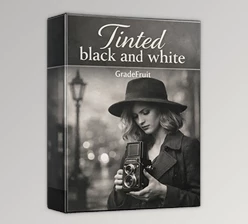 Tinted Black and White: LUTs and Presets By GradeFruit