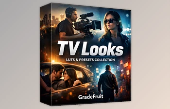 TV Looks: LUTs and <span class='badge badge-warning'>Presets</span> By GradeFruit