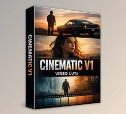 Cinematic V1 Video LUTs by Dopamine Frame