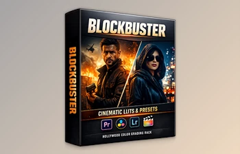  Blockbuster: LUTs and <span class='badge badge-warning'>Presets</span> By GradeFruit