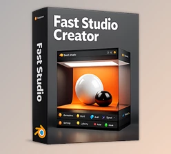 Fast Studio Creator: Create Studios in one Click Addon for Blender (v2.8.0)