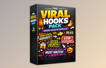 The VIRAL HOOKS <span class='badge badge-warning'>Pack</span> by Ryan Herrick: <span class='badge badge-warning'>DaVinci</span> <span class='badge badge-warning'>Resolve</span> Template