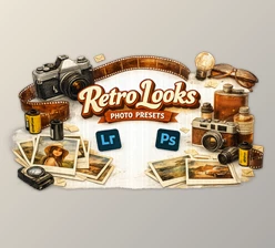 Retro Looks Photo Presets by Dopamine Frame