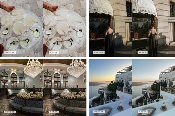 5 Influencer Lightroom Presets by The WANDERFUL WAYFARER