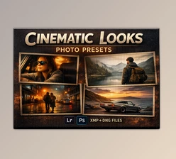 Cinematic Looks Photo Presets by Dopamine Frame