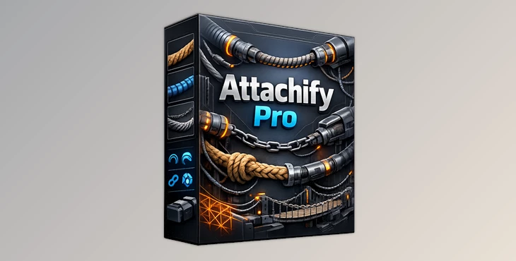 Attachify Pro: Dynamic Moddeling Addon for Blender (v1.0)