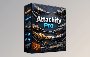 Attachify Pro: Dynamic <span class='badge badge-warning'>Moddeling</span> Addon for Blender (v1.0)