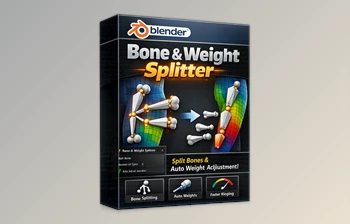 Blender - Download Bone & Weight <span class='badge badge-warning'>Splitter</span> v1.0