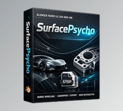 Surfacepsycho (by superhivemarket): Professional Surface Modeling Blender Addon (v0.9.7)
