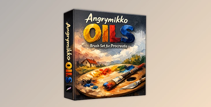 Angrymikko OILS Brush Set for Procreate