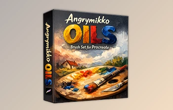 Angrymikko OILS Brush Set for <span class='badge badge-warning'>Procreate</span>: Fun, Addictive, And Unique Digital Painting