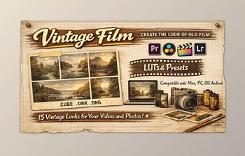 Vintage Film: LUTs and Presets by GradeFruit