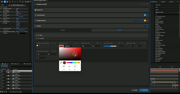 Universal Template AutoFill