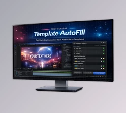 Universal Template AutoFill: Template Editing & AutoFill Tool for AE by aescripts (v1.0.1)