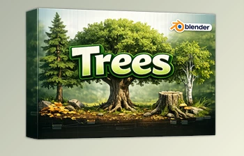Trees (Blender Asset): Infinite Tree Variations Using Seed <span class='badge badge-warning'>Control</span> (v1.1)