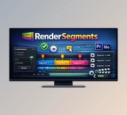 RenderSegments: Batch Export Marker Regions in Premiere Pro (v.1.6.2)