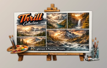Thrill <span class='badge badge-warning'>Collection</span>: 40 Sharp Dark Presets for Mobile & Desktop by Moody Presets
