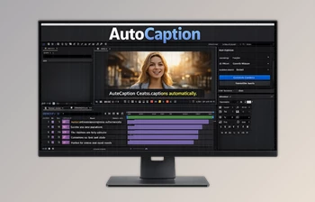 AutoCaption: Instant Captions from Audio & Video in AE by <span class='badge badge-warning'>aescripts</span> (v4.1.0)