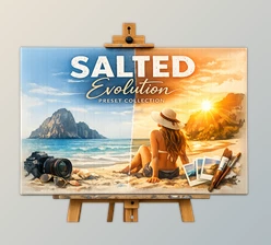 SALTED Evolution Preset Collection: Light Filled Summer Aesthetic (by Pretty Presets)