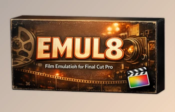 EMUL8: Film Emulation for <span class='badge badge-warning'>Final</span> <span class='badge badge-warning'>Cut</span> <span class='badge badge-warning'>Pro</span> by Cinem8 (v2.0)