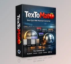 TexToMatO: The Fastest Way to PBR Materials in C4D (v10.2)