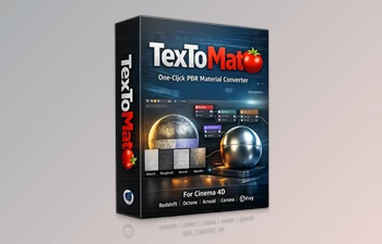 TexToMatO: The Fastest Way to <span class='badge badge-warning'>PBR</span> Materials in C4D (v10.2)