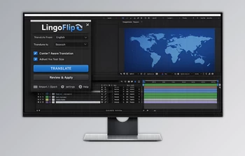 LingoFlip: Smart Text Translation for AE by <span class='badge badge-warning'>Aescripts</span> (v5.8.0)