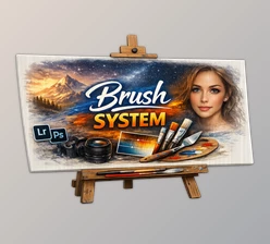 Brush System: Lightroom Brushes (Landscape Pack, Dodge Burn and Lights, Portrait Pack)