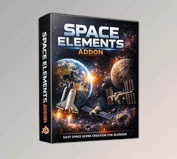 Space Elements Addon: Blender space scene addon (v1.0.0)