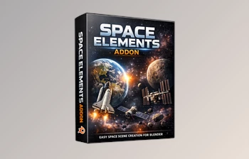 Space Elements Addon: Blender space <span class='badge badge-warning'>scene</span> addon (v1.0.0)