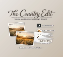 The Country Edit: Warm Outdoor Wedding Palette by Presets by Tom