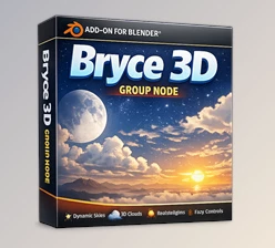 Bryce 3D Group Node: Bryce-style sky shader in Blender (v1.0-2.6.26)