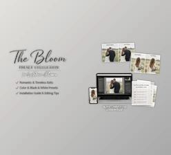 The Bloom Preset Collection for Lightroom Classic: Soft Romantic Color Tones Emily Reynolds