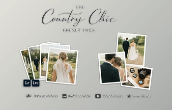 The Country Chic <span class='badge badge-warning'>Preset</span> Pack: Editorial <span class='badge badge-warning'>Wedding</span> Photo Presets by Zach and Grace