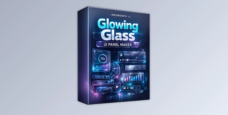 Glowing Glass UI Panel Maker