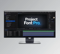 Project Font Pro: Smart Font Replacement Tool in AE by aescripts (v1.4)