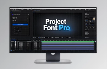 Project Font Pro: Smart Font Replacement Tool in AE by <span class='badge badge-warning'>aescripts</span> (v1.4)