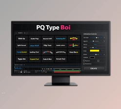 PQ Type Boi: pre-animated type for AE by Aescripts (v1.0.4)