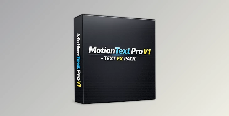 MotionText Pro V1 - Text FX Pack