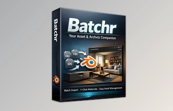 BatchR: Automated Blender asset & ArchViz <span class='badge badge-warning'>workflow</span> (v1.1)
