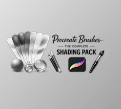 Procreate Brushes: The Complete Shading Pack by Gumroad