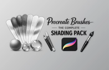 Procreate Brushes: The Complete Shading <span class='badge badge-warning'>Pack</span> by Gumroad