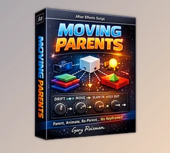 Moving Parents: Smart Layer Parenting Tool for AE by aescripts  (v1.0 for Win, Mac)