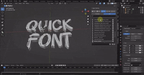 Quick Font