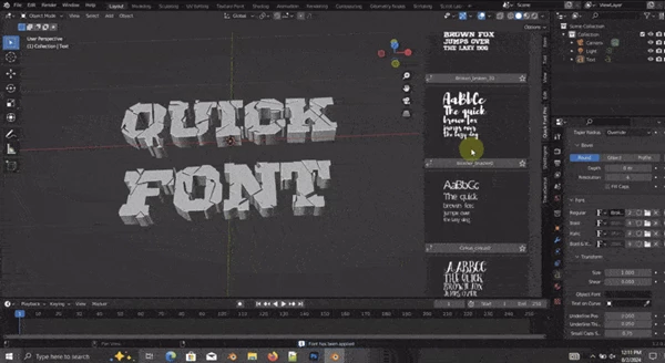 Quick Font