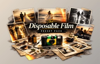 The Disposable Film <span class='badge badge-warning'>Preset</span> <span class='badge badge-warning'>Pack</span> (for Wedding Photographers) by Zach&Grace