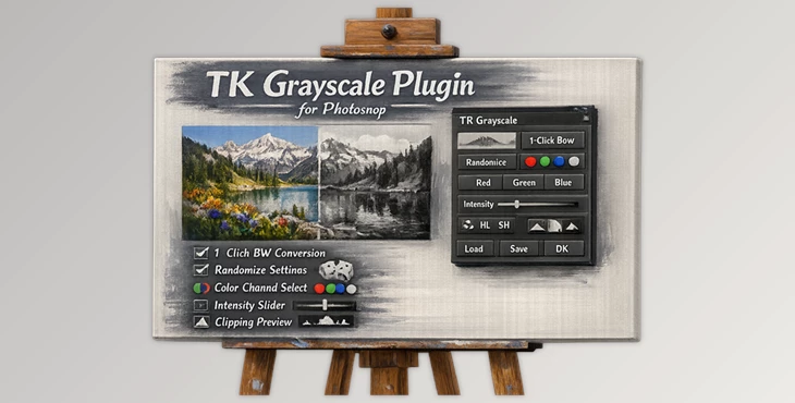 TK Grayscale Plugin for Photoshop