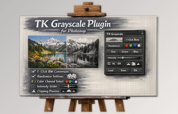 TK Grayscale <span class='badge badge-warning'>Plugin</span> for Photoshop by Tony Kuyper Photography